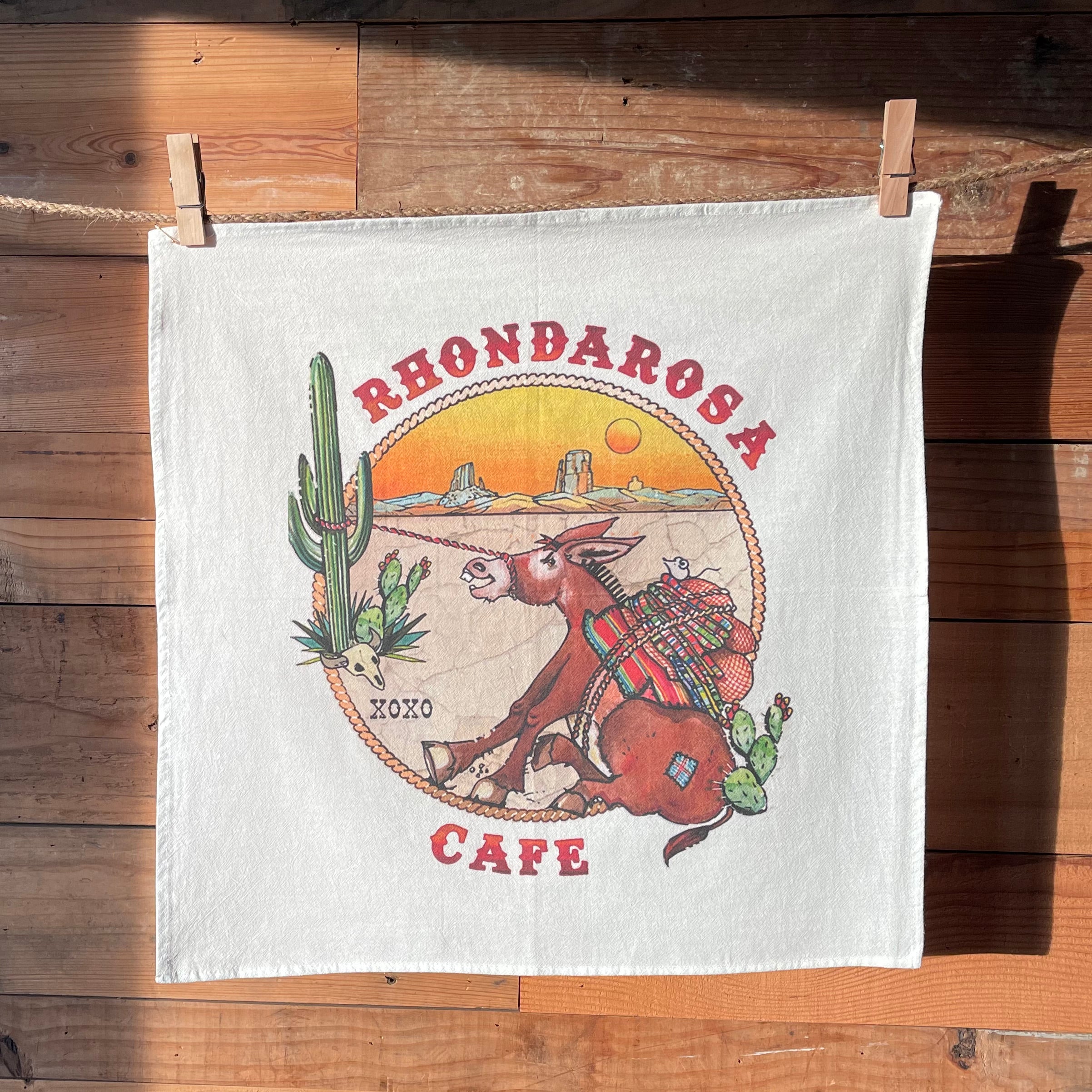 Rhondarosa Cafe Tea Towel