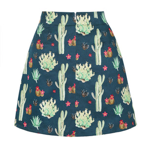 Cactus Mini Skirt