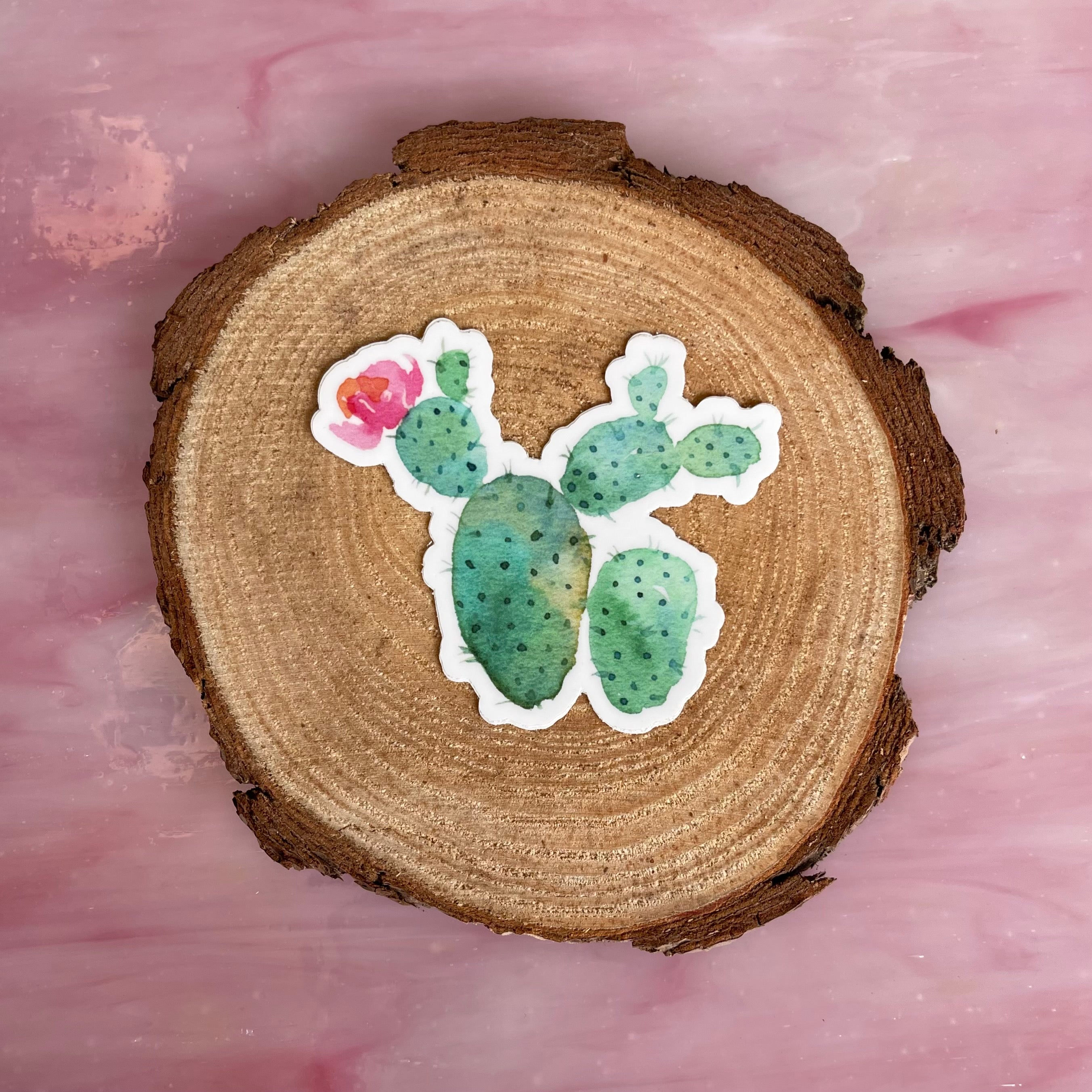 Cactus Rose Sticker