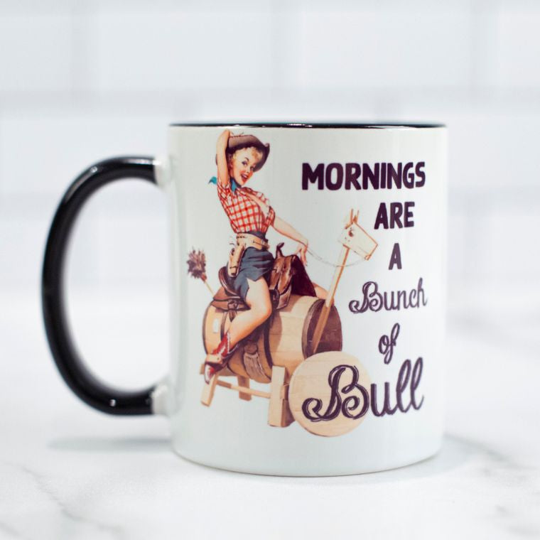 Mornings Are Bull Coffee Mug