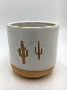 Cactus Sunset Handmade Ceramic Pot