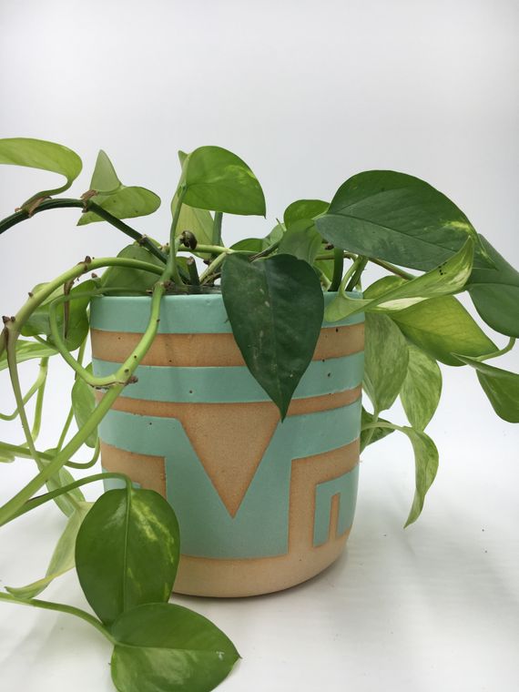 Handmade Ceramic Sunset Cactus Pot